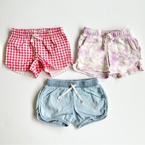 Cat & Jack Girls Shorts - Set of 3 4T